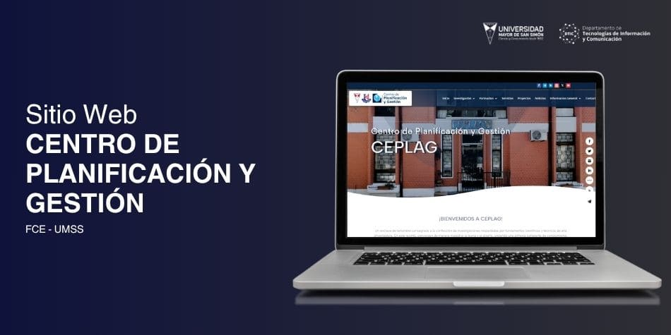 Web de Centro de Planificación y Gestión (CEPLAG)