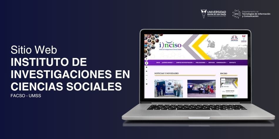 Web Instituto de Investigaciones en Ciencias Sociales (INCISO)