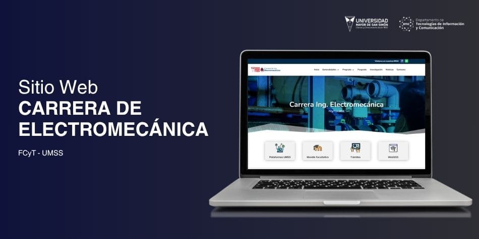 Web de la Carrera de Electromecánica