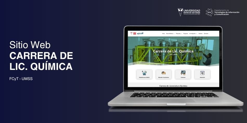 Web de la Carrera de Lic. Química